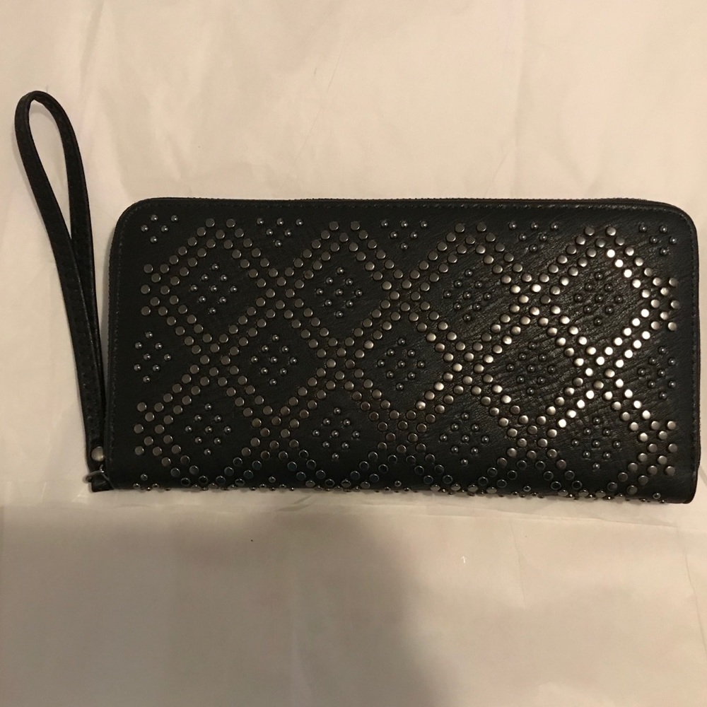 Design Studio studded wallet/wristlet